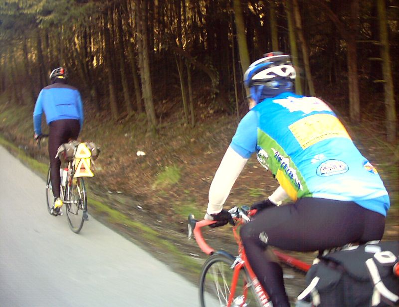 rolling along