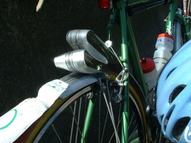 A folded fender really stops you fast