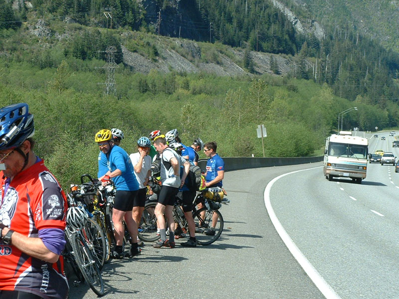 Breakdown by the roadside