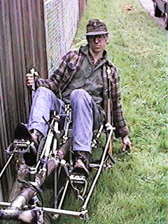 Joe shows the hand-down stop